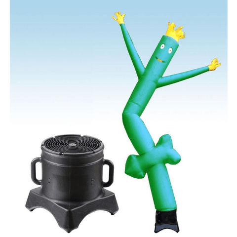 POGO air dancer Included 12' Fly Guy Inflatable Tube Man with Blower - Green Arrow by POGO 754972365048 4270 12' Fly Guy Inflatable Tube Man Blower - Green Arrow SKU#4270#4219