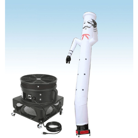 POGO air dancer Included 18' Fly Guy Inflatable Tube Man with Blower - Chef by POGO 754972355407 4293 18' Fly Guy Inflatable Tube Man Blower -Chef SKU#4293#4245