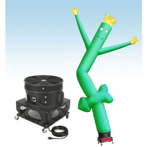 POGO air dancer Included 18' Fly Guy Inflatable Tube Man with Blower - Green Arrow by POGO 754972364966 4269 18' Fly Guy Inflatable Tube Man Blower -Green Arrow SKU#4269#4237