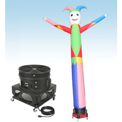 POGO air dancer Included 18' Fly Guy Inflatable Tube Man with Blower - Jester by POGO 754972355421 4296 18' Fly Guy Inflatable Tube Man with Blower -Jester  SKU#4296#4249