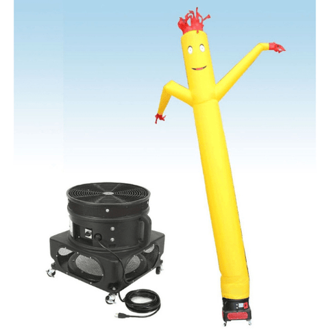 POGO air dancer Included 18' Fly Guy Inflatable Tube Man with Blower - Standard Yellow by POGO 754972349369 4268 18' Fly Guy Inflatable Tube Man Blower Standard Yellow SKU#4268 #4260