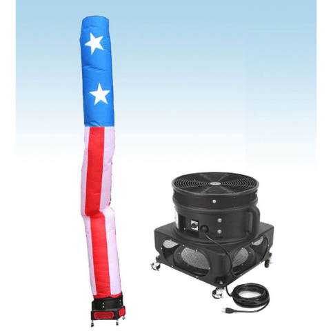 POGO air dancer Included 18' Fly Guy Inflatable Tube Man with Blower - US Flag by POGO 754972355483 4301 18' Fly Guy Inflatable Tube Man Blower -US Flag SKU#4301#4257