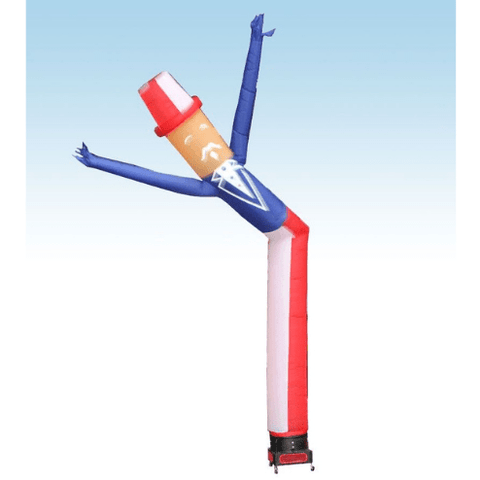 POGO air dancer Not Included 18' Fly Guy Inflatable Tube Man with Blower - Uncle Sam by POGO 754972323970 4256 18' Fly Guy Inflatable Tube Man Blower Uncle Sam SKU#4300#4256