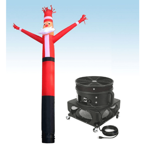 POGO air dancers Included 18' Fly Guy Inflatable Tube Man with Blower - Santa Claus 1 by POGO 754972355452 4298 18' Fly Guy Inflatable Tube Man with Blower - Santa Claus 1 SKU#4298#4254