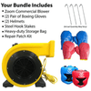 Image of POGO Big Games Inflatable Boxing Ring with Blower and Accessories by POGO 754972324922 3419 Inflatable Boxing Ring with Blower and Accessories SKU# 3419