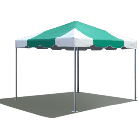 POGO Canopy Tents & Pergolas 10' x 10' Green PVC Weekender West Coast Frame Party Tent by POGO 754972305778 5440