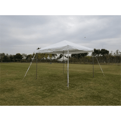 10' x 10' White PE Weekender West Coast Frame Party Tent by POGO