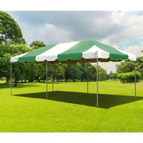 POGO Canopy Tents & Pergolas 10' x 20' Green PVC Weekender West Coast Frame Party Tent by POGO 754972318907 5748