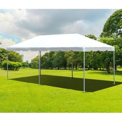 POGO Canopy Tents & Pergolas 10' x 20' White PVC Weekender West Coast Frame Party Tent by POGO 754972318853 5611