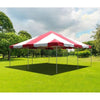 Image of POGO Canopy Tents & Pergolas 20' x 20' Red PVC Weekender West Coast Frame Party Tent by POGO 754972319720 5911