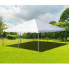 Image of POGO Canopy Tents & Pergolas 20' x 20' White PVC Weekender West Coast Frame Party Tent by POGO 754972319058 5612