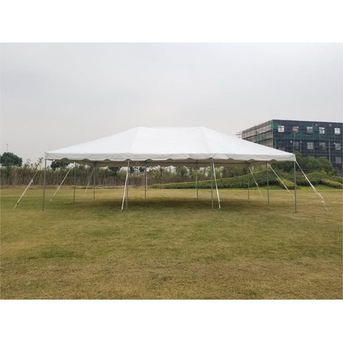 POGO Canopy Tents & Pergolas 20' x 30' White PVC Weekender West Coast Frame Party Tent by POGO 754972319805 5613