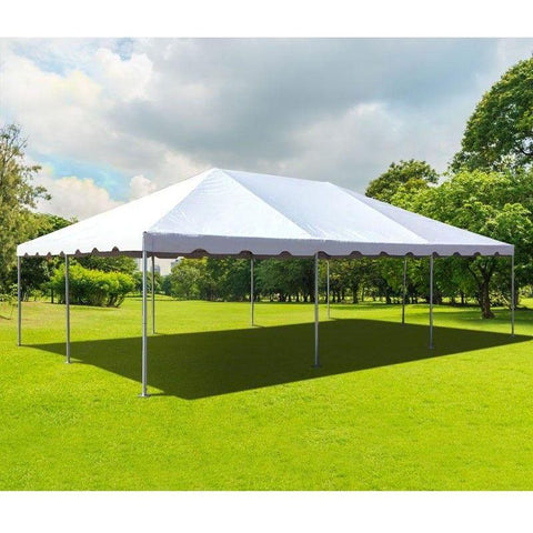 POGO Canopy Tents & Pergolas 20' x 30' White PVC Weekender West Coast Frame Party Tent by POGO 754972319805 5613
