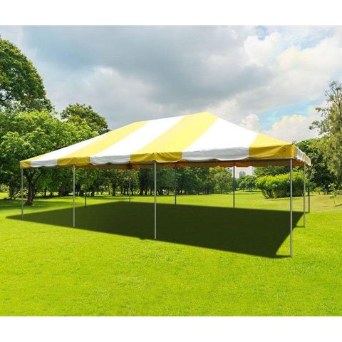 POGO Canopy Tents & Pergolas 20' x 30' Yellow PVC Weekender West Coast Frame Party Tent by POGO 754972306348 5916
