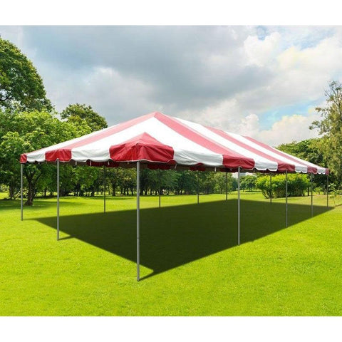 POGO Canopy Tents & Pergolas 20' x 40' Red PVC Weekender West Coast Frame Party Tent by POGO 754972326919 5920