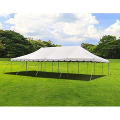 POGO Canopy Tents & Pergolas 20' x 40' White Weekender Standard Canopy Pole Tent by POGO 754972307994 3944 20' x 40' White Weekender Standard Canopy Pole Tent by POGO SKU# 3944
