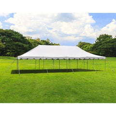 20' x 40' White Weekender Standard Canopy Pole Tent by POGO