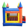 Image of POGO Commercial Bouncers 14' Rainbow Modular Bounce House with Blower and Dinosaur Art Panel by POGO 754972336567 7492 14' Rainbow Modular Bounce House with Blower and Dinosaur Art Panel 