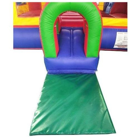 POGO Commercial Bouncers Modern Rainbow Castle Inflatable Bounce House with Blower by POGO 754972336550 2055 Modern Rainbow Castle Inflatable Bounce House with Blower by POGO 2055