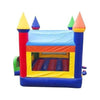 Image of POGO Commercial Bouncers Modern Rainbow Castle Inflatable Bounce House with Blower by POGO 754972336550 2055 Modern Rainbow Castle Inflatable Bounce House with Blower by POGO 2055