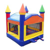 Image of POGO Commercial Bouncers Modern Rainbow Castle Inflatable Bounce House with Blower by POGO 754972336550 2055 Modern Rainbow Castle Inflatable Bounce House with Blower by POGO 2055