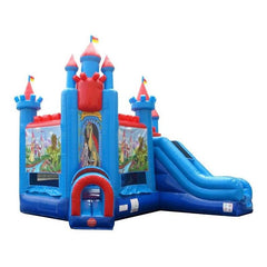 POGO Deluxe Brave Knight Bounce House Deluxe Brave Knight Bounce House and Slide Combo with Blower by POGO 754972361057 4324