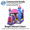 Image of POGO Inflatable Bouncers 10' Compact Kids Pink Bounce House with Blower by POGO 754972354851 1899 10' Compact Kids Pink Bounce House with Blower by POGO SKU# 1899