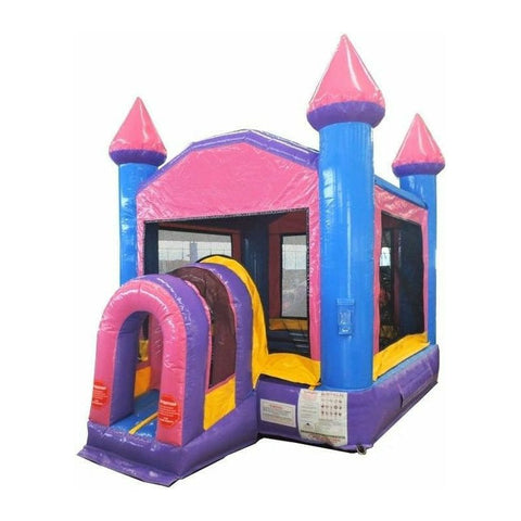 POGO Inflatable Bouncers 10' Compact Kids Pink Bounce House with Blower by POGO 754972354851 1899 10' Compact Kids Pink Bounce House with Blower by POGO SKU# 1899