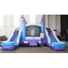 Image of 11'H Crossover Rainbow Double Water Slide Bounce House with Blower, Backyard Party Package by POGO
