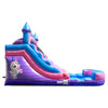 Image of POGO Inflatable Bouncers 12'H Crossover Pink Unicorn Inflatable Water Slide by POGO 840344502996 6169
