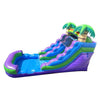 Image of POGO Inflatable Bouncers 12'H Crossover Purple Marble Tropical Inflatable Water Slide with Blower by POGO 840344502989 6246 12'H Crossover Purple Marble Tropical Inflatable Slide Blower POGO