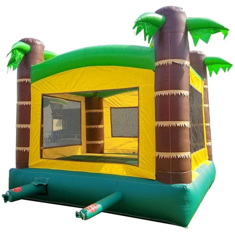POGO Inflatable Bouncers 12'H Crossover Tropical Bounce House with Blower, Backyard Party Package by POGO 781880284093 5506 12'H  Crossover Tropical Bounce House Blower Backyard Party POGO 5506
