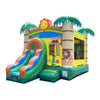 Image of POGO Inflatable Bouncers 12ft x 18ft x 12ft Crossover Tropical Jungle Smiley Face Combo by POGO