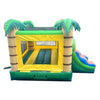 Image of POGO Inflatable Bouncers 12ft x 18ft x 12ft Crossover Tropical Jungle Sun Water Slide Bounce House Combo with Blower by POGO