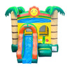 Image of POGO Inflatable Bouncers 12ft x 26.5ft x 14.5ft Crossover Tropical Jungle Sun Water Slide Bounce House Combo with Blower and Pool by POGO
