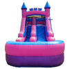 Image of POGO Inflatable Bouncers 13 1/2'H Crossover Pink Inflatable Water Slide with Blower, Backyard Party Package by POGO 754972325141 5513 13 1/2'H Crossover Pink Water Slide with Blower Backyard Party Package