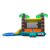 Image of POGO Inflatable Bouncers 13.5'H Crossover Tropical Dual Lane Bounce House Slide with Pool with Blower, Backyard Party Package by POGO 754972305945 5522 13.5'H Crossover Tropical Dual Lane Bounce House Slide Pool Blower