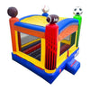 Image of POGO Inflatable Bouncers 14.5'H Crossover Deluxe Sports Bounce House with Blower by POGO 840344502804 6235