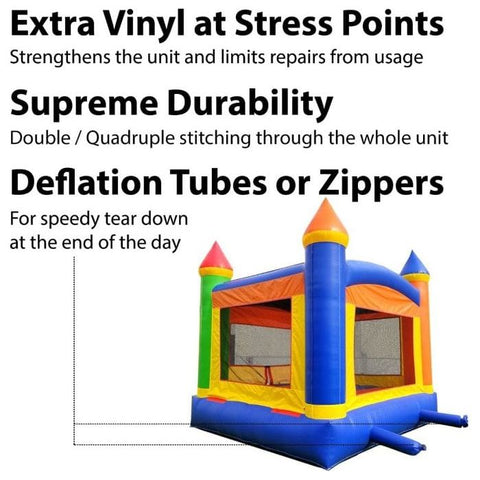 POGO Inflatable Bouncers 14.5' H Crossover Rainbow Bounce House, Backyard Party Package by POGO $1,062.49 5504 14.5'H Crossover Rainbow Bounce House Backyard Party Package POGO 5504