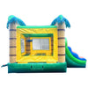 Image of POGO Inflatable Bouncers 14.5'H Crossover Tropical Jungle Sun Water Slide Bounce House Combo with Blower and Pool by POGO 840344503214 6257 14.5'H Crossover Tropical Jungle Sun Slide Bounce House Combo POGO