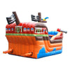 Image of POGO Inflatable Bouncers 14' Deluxe Pirate Ship Bounce House and Slide Combo with Blower by POGO 754972361040 19 14' Deluxe Pirate Ship Bounce House and Slide Combo Blower by POGO