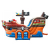 Image of POGO Inflatable Bouncers 14' Deluxe Pirate Ship Bounce House and Slide Combo with Blower by POGO 754972361040 19 14' Deluxe Pirate Ship Bounce House and Slide Combo Blower by POGO