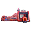 Image of POGO Inflatable Bouncers 15.5'H Mega Fire Truck Water Slide Bounce House Combo with Blower by POGO 754972382397 6131 15.5'H Mega Fire Truck Water Slide Bounce House Combo with Blower POGO