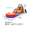 Image of POGO Inflatable Bouncers 15'H Crossover Rainbow Cloud Inflatable Water Slide with Blower and Pool by POGO 840344503009 6248 15'H Crossover Rainbow Cloud Inflatable Water Slide Blower Pool POGO
