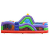 Image of POGO Inflatable Bouncers 15'H Retro Radical Run Inflatable Obstacle Course with Blower by POGO 754972354950 433-15