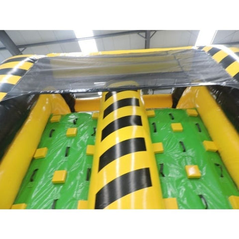 POGO Inflatable Bouncers 15'H Venom Radical Run Inflatable Obstacle Course with Blower by POGO 754972354899 477