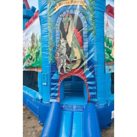 POGO Inflatable Bouncers 19'H Brave Knight Castle Bounce House with Blower by POGO 754972329354 4311 19'H Brave Knight Castle Bounce House with Blower by POGO SKU# 4311