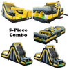 Image of POGO Inflatable Bouncers 19'H Venom BEAST 5-Piece Radical Obstacle Course Dual Climb by POGO 754972360937 623