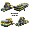 Image of POGO Inflatable Bouncers 19'H Venom GIANT 4-Piece 7E Obstacle Course Double Climb by POGO 754972360852 613
