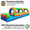 Image of POGO Inflatable Bouncers 25'L Crossover Rainbow Slip n Slide with Blower, Backyard Party Package by POGO 781880284086 5515 25'L Crossover Rainbow Slip n Slide Blower Backyard Party POGO #5515
